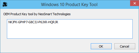 WindowsOEMProductKeyTool